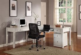 Image result for L-shaped Home Office Desk with Storage