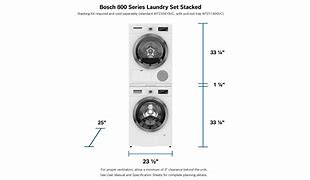 Image result for Compact Stacked Washer and Dryer