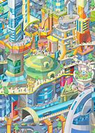 Image result for Pixel Art Future City