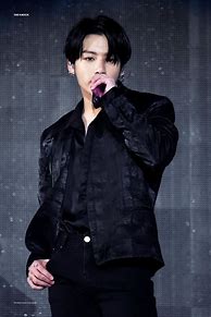 Image result for Jung Kook All Black and Jean Jacket Outfit