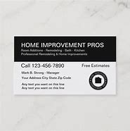 Image result for Home Improvement Business Cards