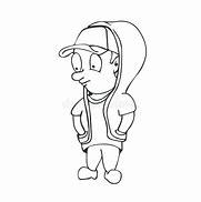 Image result for Chibi Boy with Hoodie Black