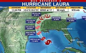 Image result for Hurricane Laura Location