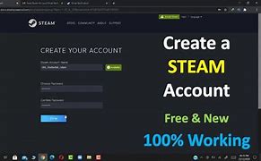 Image result for Steam Sign Up Account Name
