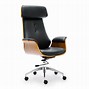 Image result for walnut office chair