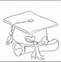 Image result for Graduation Cap Coloring Page
