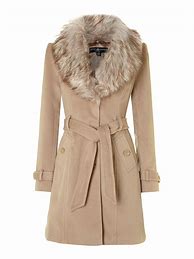 Image result for Wool Coat with Fur Collar