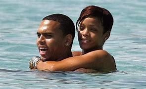 Image result for Chris Brown Rihanna Beach
