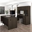Image result for U-shaped Home Office Desk with Hutch