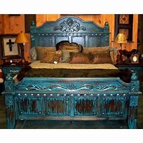 Image result for Turquoise Rustic Bedroom Furniture