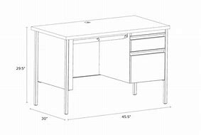 Image result for Desk Pedestal Dimensions