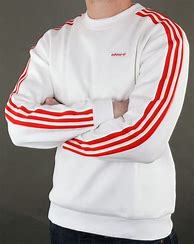 Image result for Vintage Sweatshirts Adidas White