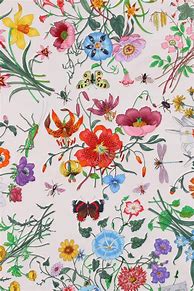 Image result for Black Gucci Print with Floral