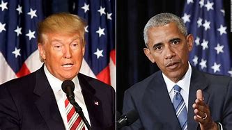 Image result for Trump and Obama Photo