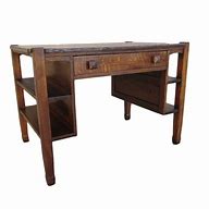 Image result for Solid Vintage Large Oak Desk