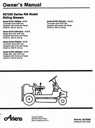 Image result for +Craftsman 42 Inch Riding Mower Owners Manual