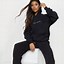 Image result for Black Oversized Hoodie Outfit