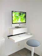 Image result for Small Corner Floating Desk