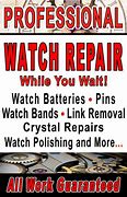 Image result for Watch Repair Sign