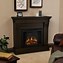 Image result for Wood Stove Inside Fireplace