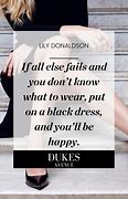 Image result for Quotes About Black Clothes