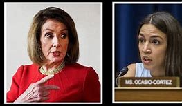 Image result for Pelosi and AOC