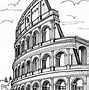 Image result for Colosseum Rome Drawing