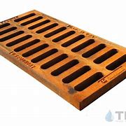 Image result for Tuf-Tite Two Hole Drain Sump With Grate: Polypropylene Grid, 11 in Lg, 11 in Wd, 15 1/2 in Dp Model: 2HDS-1G