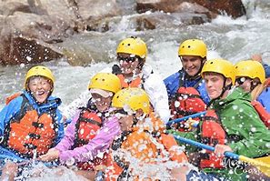 Image result for teens rafting