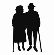 Image result for Senior Citizen Silhouette