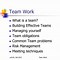Image result for Teamwork Goals Examples