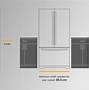 Image result for 2 door refrigerator dimensions