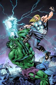 Image result for Hulk vs Thor Marvel