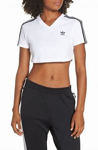 Image result for Nordstrom Post with Adidas Crop Sweatshirt