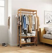 Image result for Wooden Clothes Rail