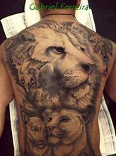 Image result for Lion Back Tattoo