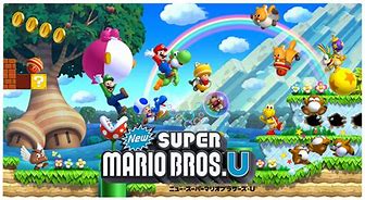 Image result for New Super Mario Bros. U Title Screen