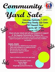 Image result for Yard Sale Event Flyer