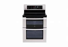 Image result for GE Profile White Electric Double Oven Range