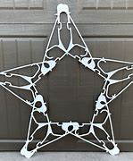 Image result for Plastic Clothes Hanger Star How To