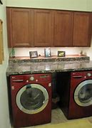 Image result for Countertop Over Front Load Washer and Dryer