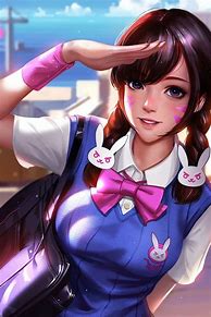 Image result for Cute Anime D.Va