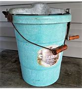 Image result for Old-Fashioned Hand Crank Ice Cream Maker