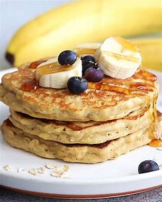 Start your morning off right with these fluffy banana oatmeal pancakes! We’re excited that these gluten free pancakes that don’… [Video] in 2019 | Gluten free banana, Banana oatmeal pancakes, Food