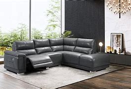 Image result for Symmertrical Reclining Sectional Sofa Grey