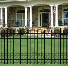 Image result for Ironcraft Fences Orleans Aluminum Fence Panel, 5 ft. X 6 Ft., 833603