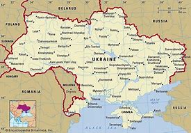 Image result for Ukraine Location Map