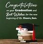 Image result for Congratulation Message to Son On Graduation