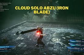 Image result for FF7 Remake Cloud Iron Blade