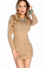 Image result for Cute Sweater Dress Outfits